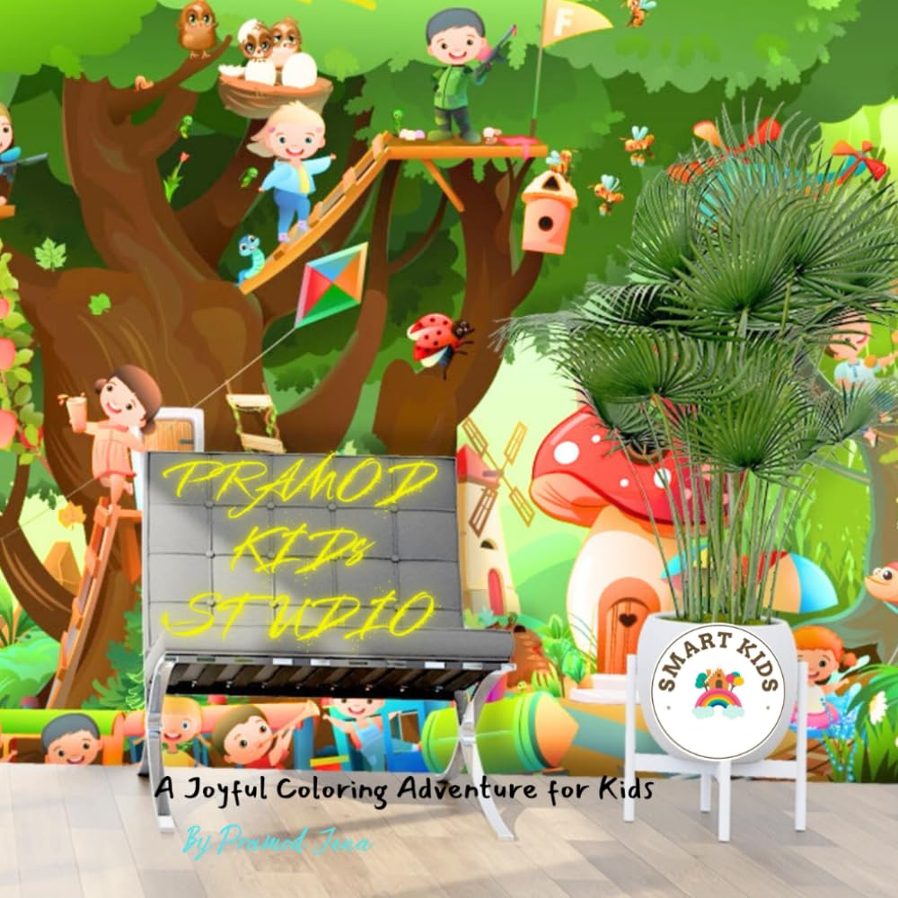 PRAMOD KIDs STUDIO: A Joyful Coloring Adventure for Kids