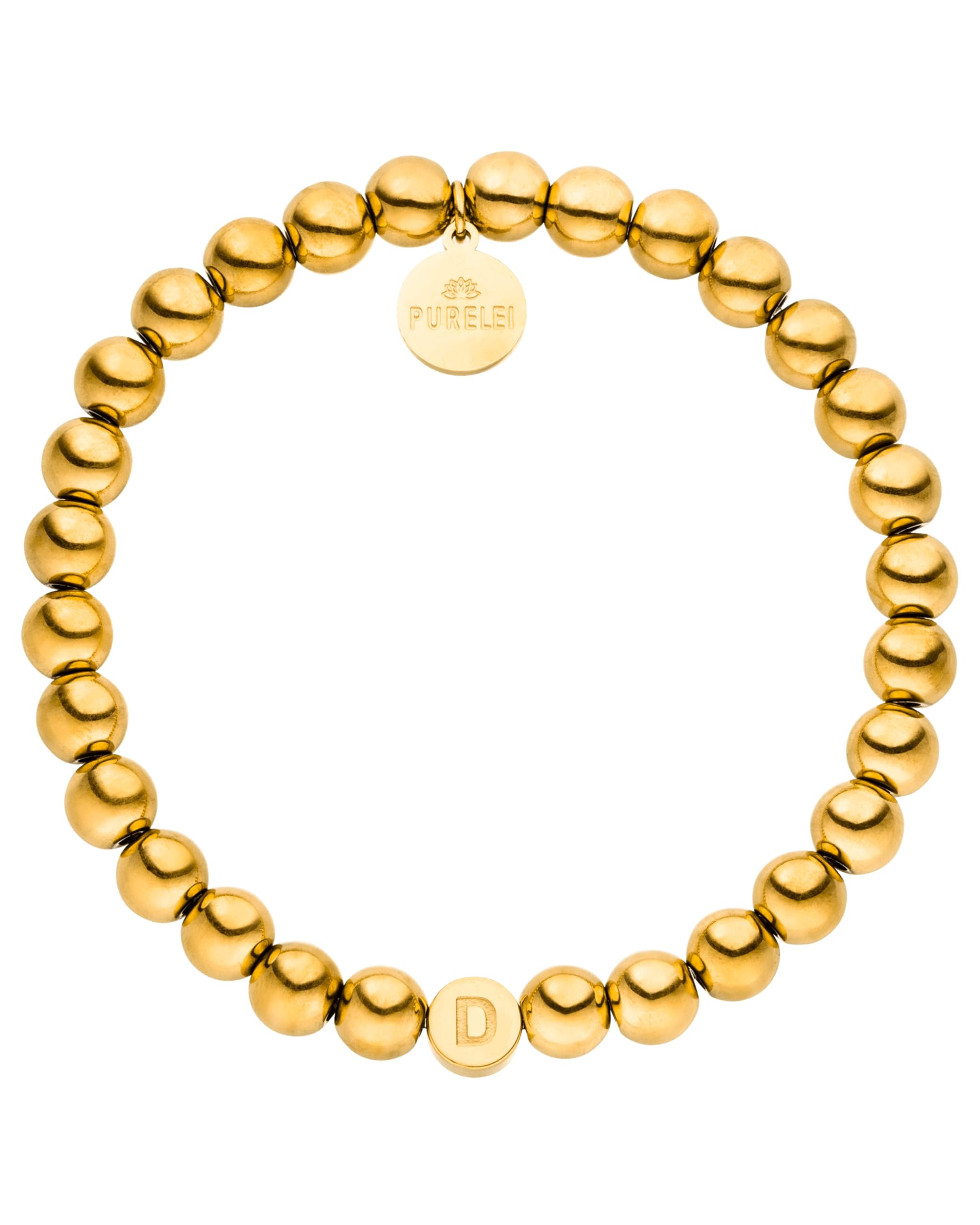 Purelei Buchstaben Armband Anxiety aus Edelstahl – Wasserfestes Schmuckstück, Verstellbar & Minimalistisch – Persönliches Accessoire für Damen – Hochwertiger, langlebiger Alltagsschmuck