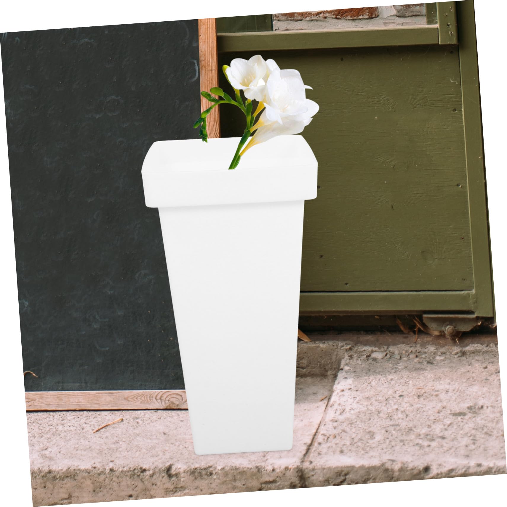Operitacx Plastikblumeneimer Leicht und Robust Große Blumensträuße 2 Stück