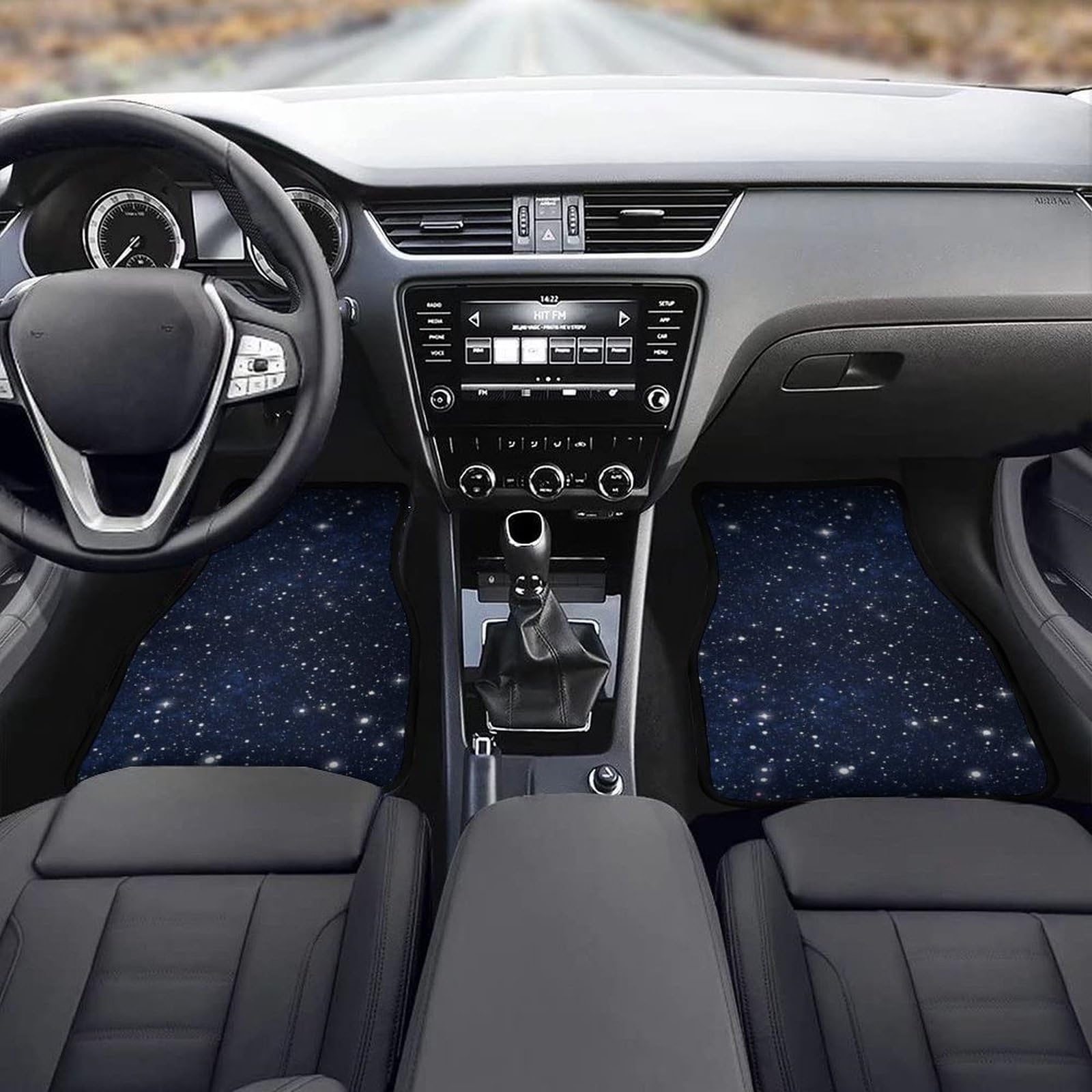 Amazon | カーマット 輝く星空 (2) 車用マット 1台分4点セット 車の 