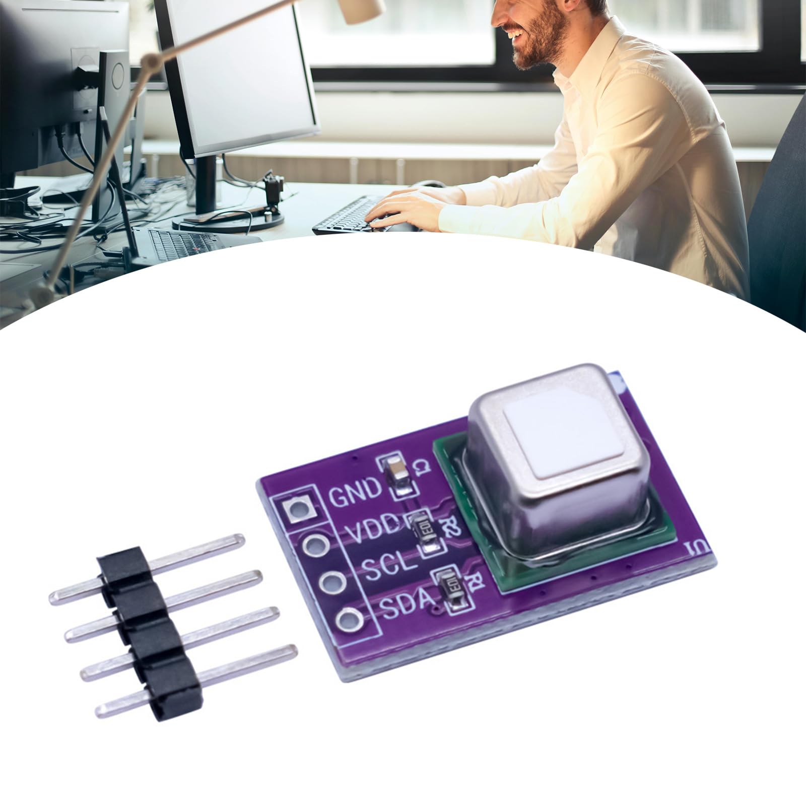 SCD40 Sensors Module for Accurate CO2 Detection for Home and Office Air Management