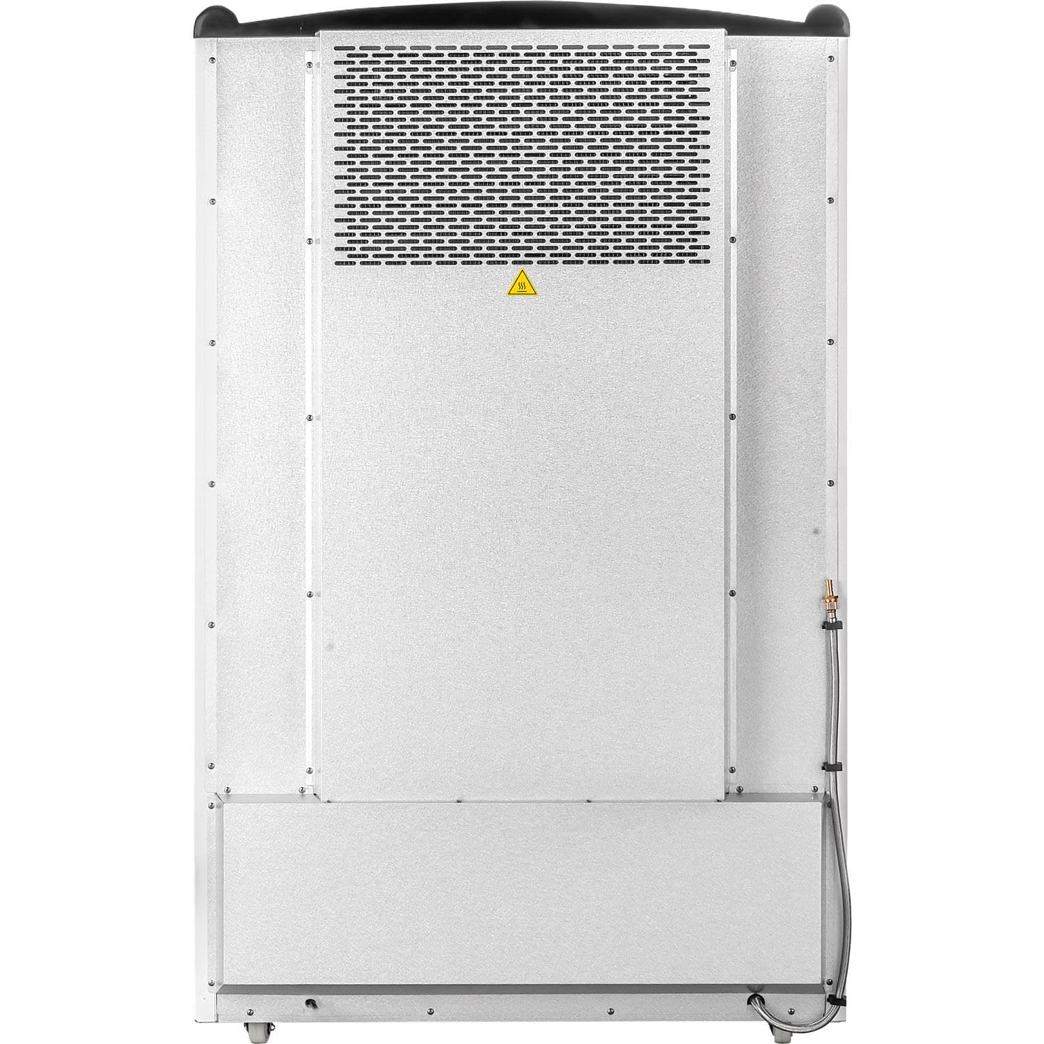 Global Industrial Nexel Refrigerated Open Display Merchandiser with Pull-Down Curtain, Includes 3 Adjustable Shelves, 13.8 Cu. Ft., Digital Thermostat, Black