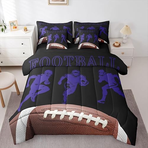 Erosebridal Football Bed in A Bag Full Sports Bedding Set fo