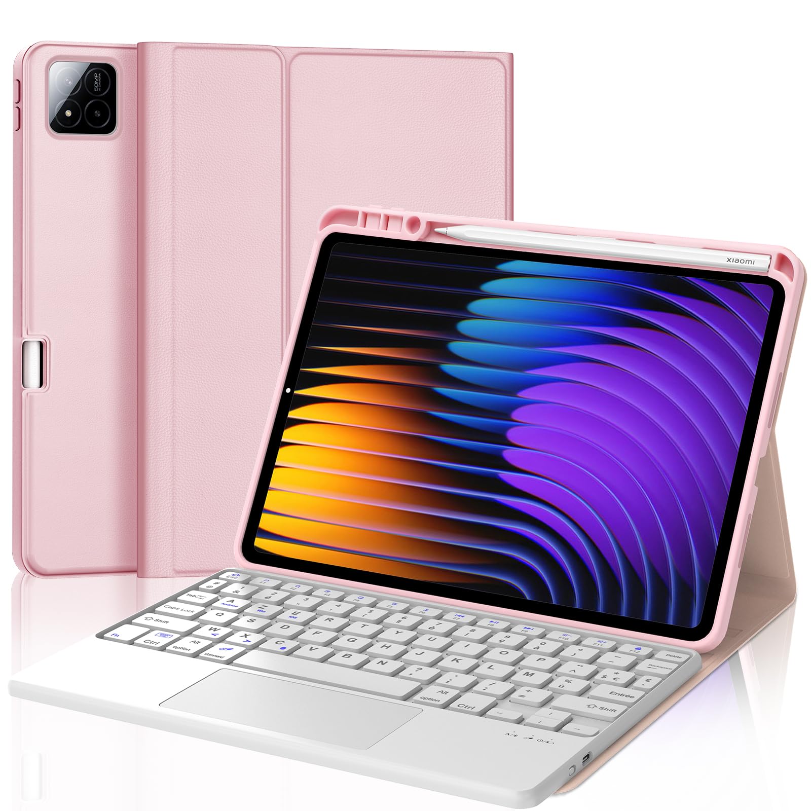 Coque Clavier Pour Xiaomi Pad 7/7 Pro et Xiaomi Pad 8/8 Pro 11.2 pouce