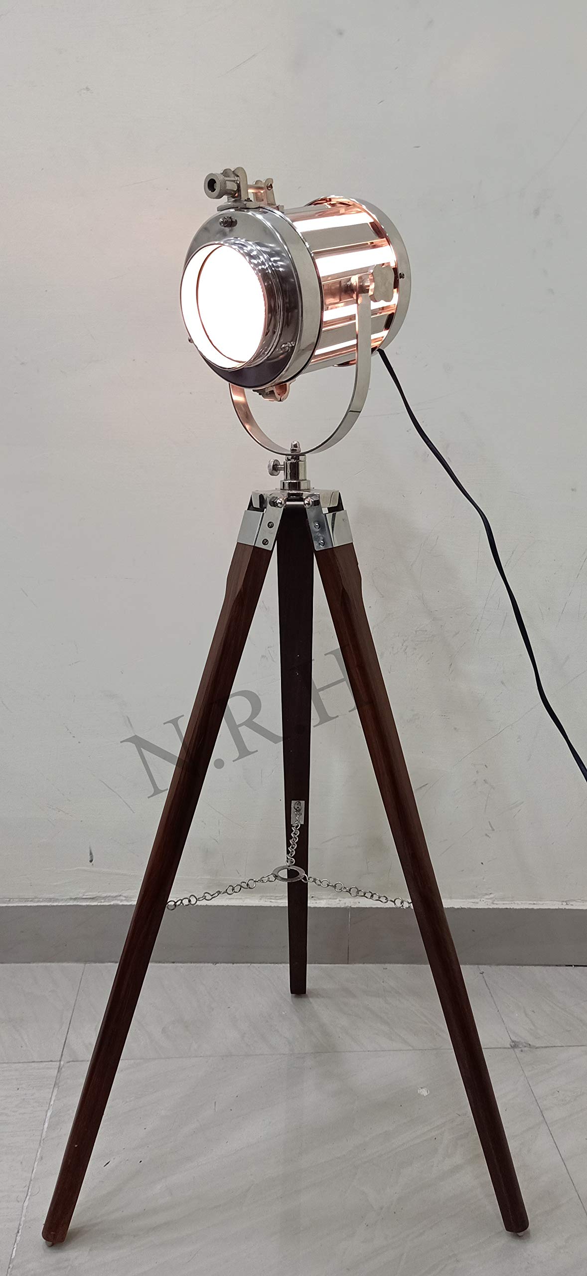 Lampe de sol décorative avec support pour pied