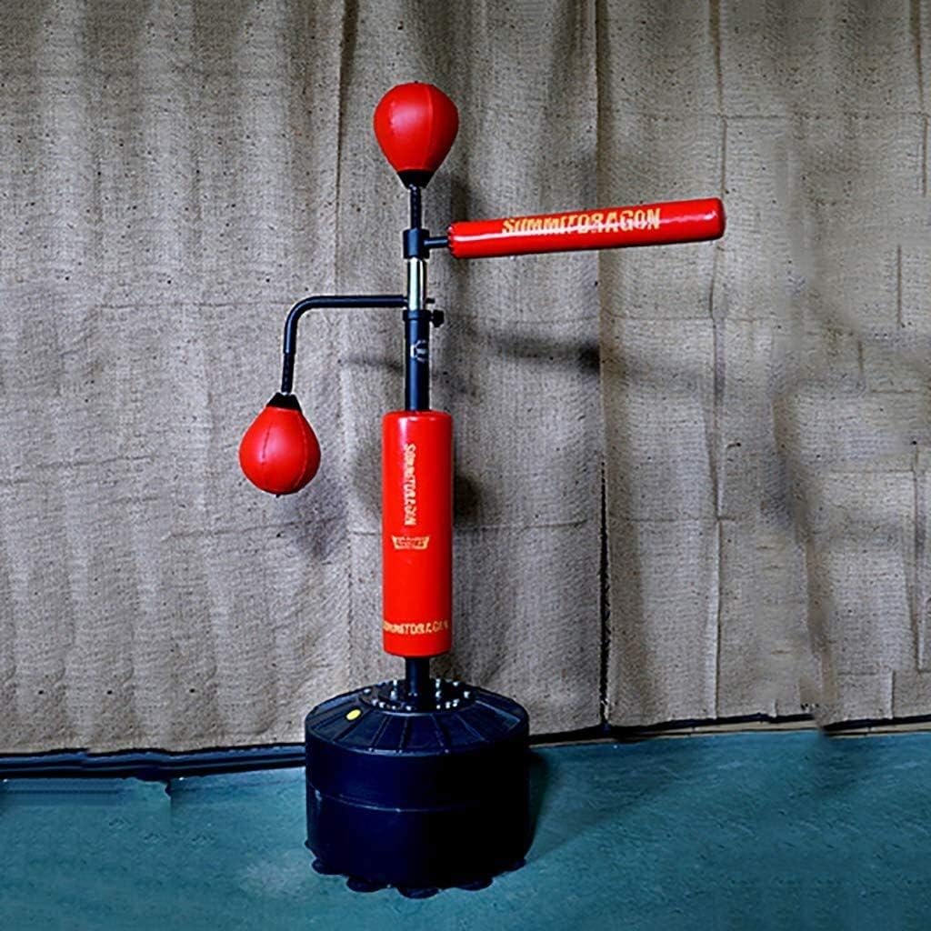 Punch Bag Boxing Kids Boxing Punching Bag Boxing Punch Bag with Reflex Bar, Inflatable Punching Bag,Boxing Reaction Target Rotating Stick, Adjustable Height, Easy Setup &Stress Relief