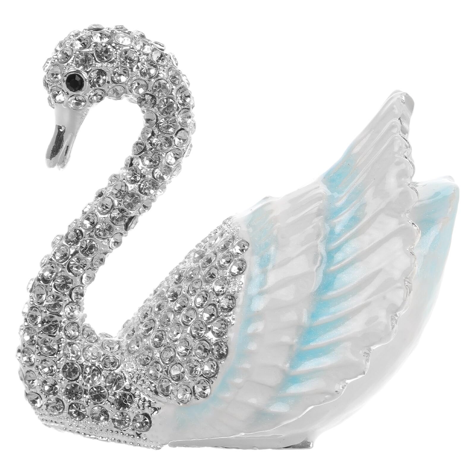 Boîte à bijoux cygne Toyvian contre le désordre pour protéger vos précieux accessoires en alliage