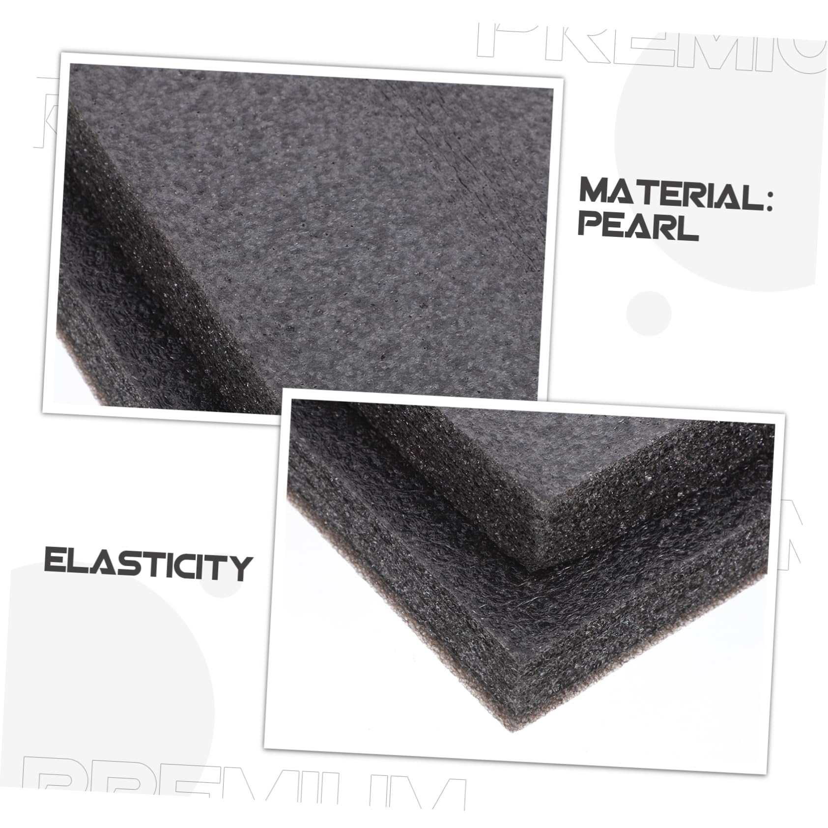 Veemoon 2pièces Mousse pour Loisirs Créatifs Découpe Facile Coton Perlé Inserts Emballage Coussinets Mousse Protection Douce pour Bricolage