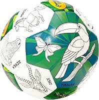 Vista 4 de Crayola Balón de fútbol oficial - Unisex Niños - CRAY302BL Zoo Animal Talla 5