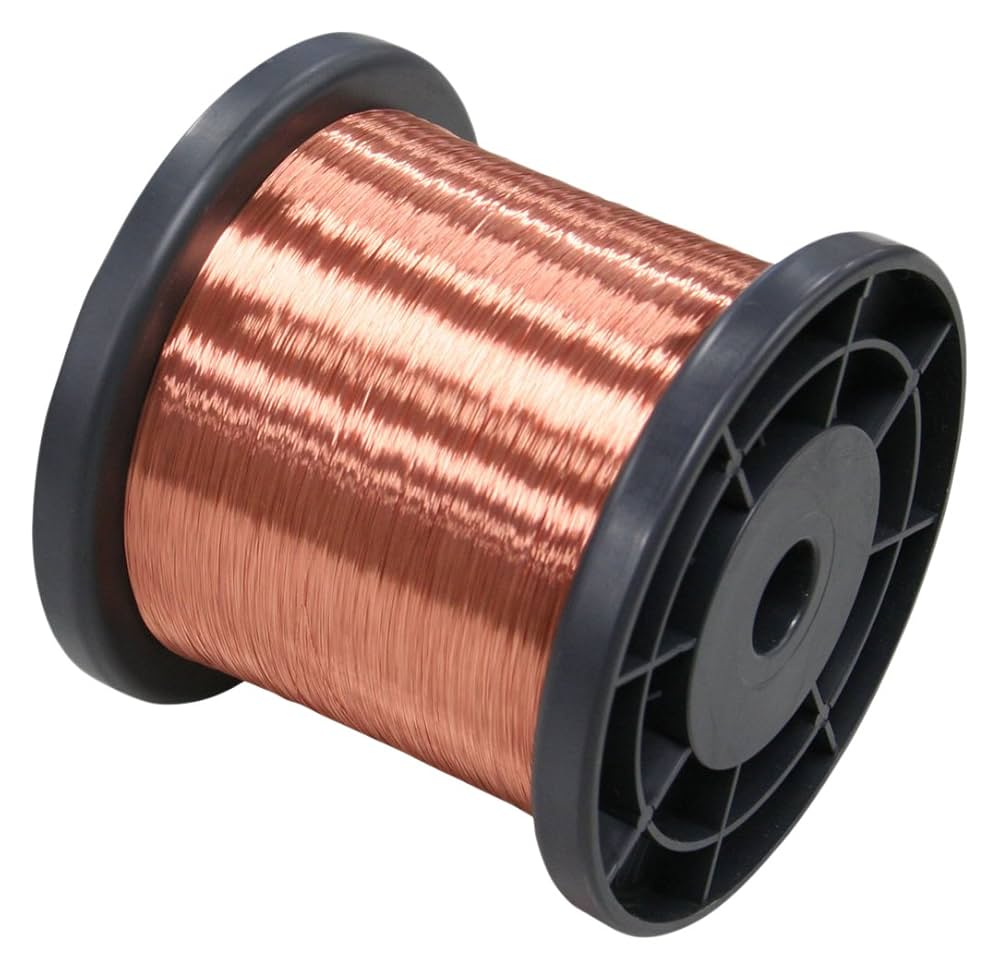 エナメル線　2UEW ２種 ポリウレタン銅線 0,6ミリ幅　16キロ 2UEW1.0mm 10m 2UEWエナメル線(2種ポリウレタン銅線) 協和ハーモ