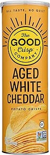 The Good Crisp Company, Potato Crisps Aged White Cheddar, 5.6 Ounce