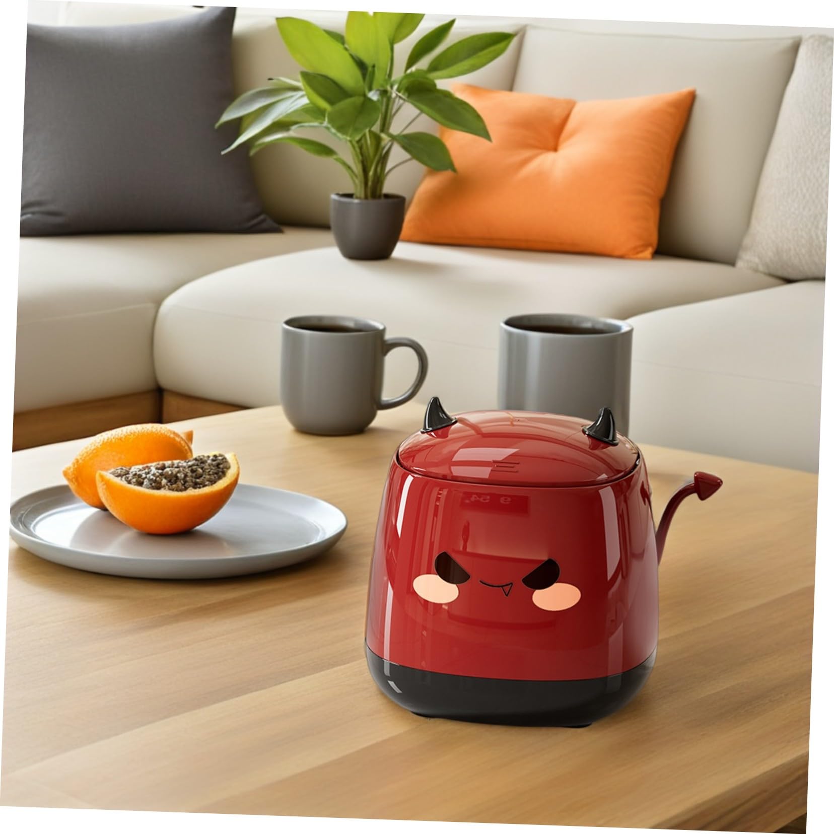 Toyvian Mini Schreibtisch Mülleimer Mit Deckel Klein Für Arbeitsplatte Winziger Abfalleimer Für Arbeitsplatte Niedlicher Schreibtisch Mülleimer Mini Abfallkorb
