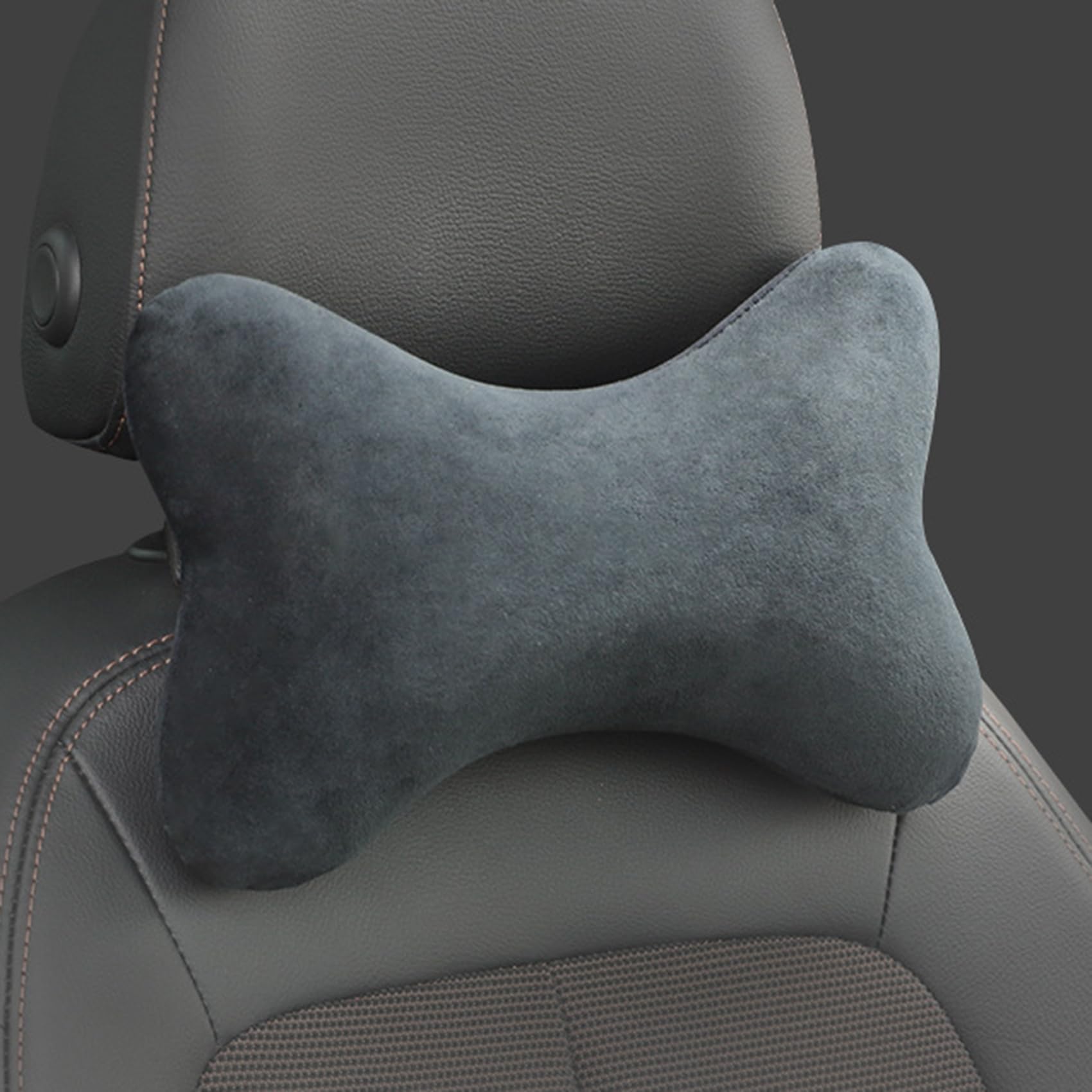 DAMAJI Car Neck Pillow for Driving Seat Auto Headrest Cushion Head Rest Neck Support Relax Car Interior Accessories (Grey)