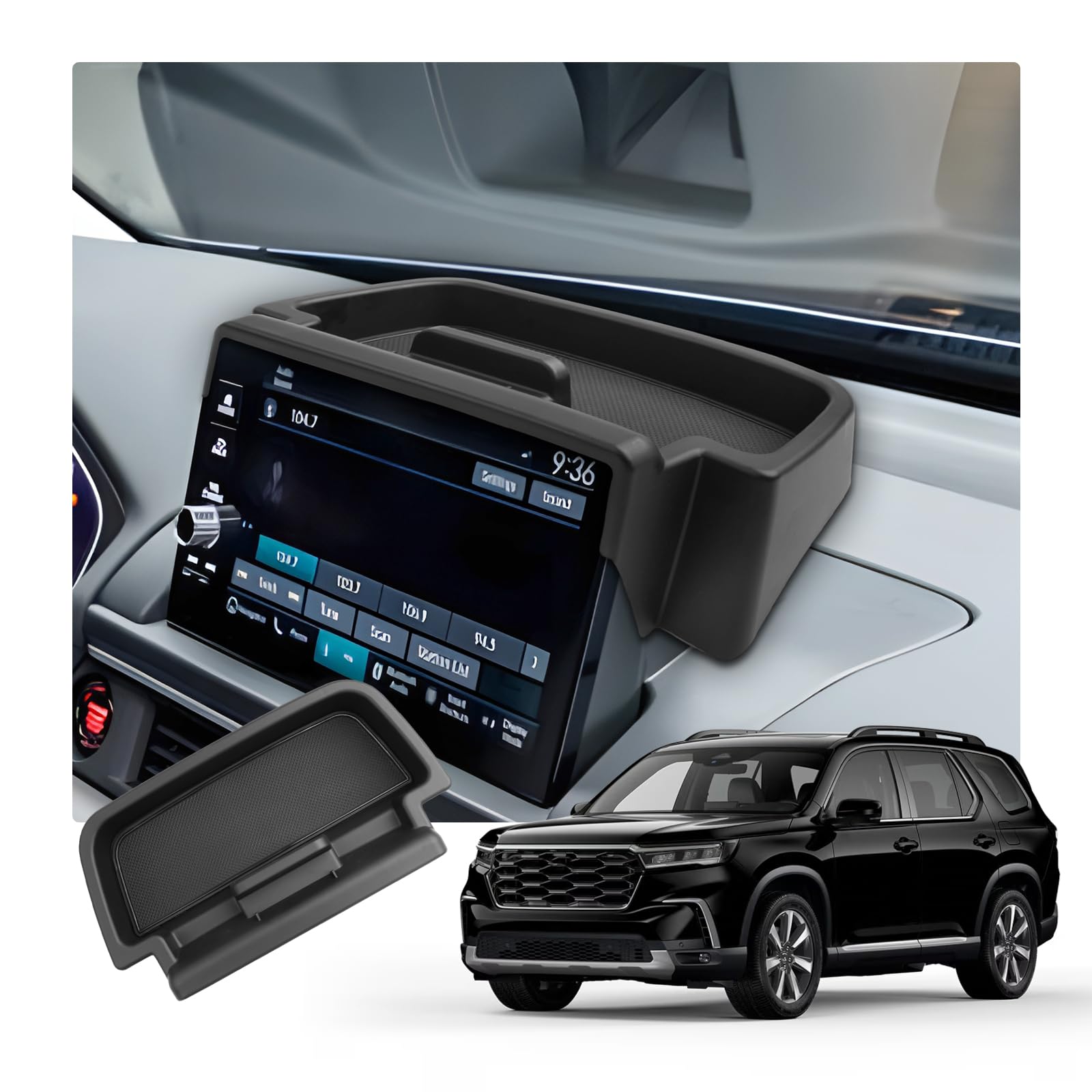 Buy JoaSinc Center Console Dash Organizer 2023 Frontier Truck Dashboard Table Tray Storage Box