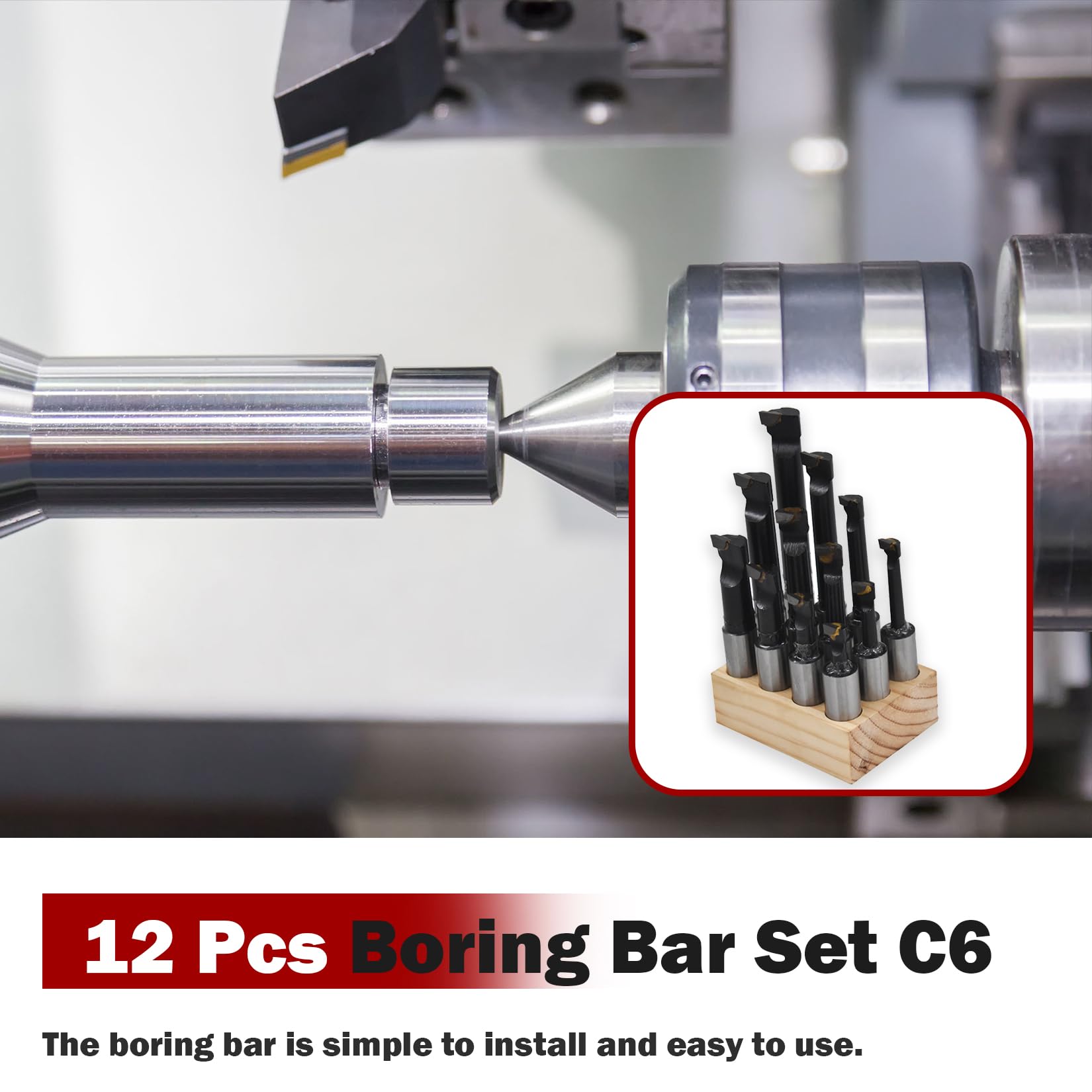 Carbide Boring Bar Set - Precision Drilling -3