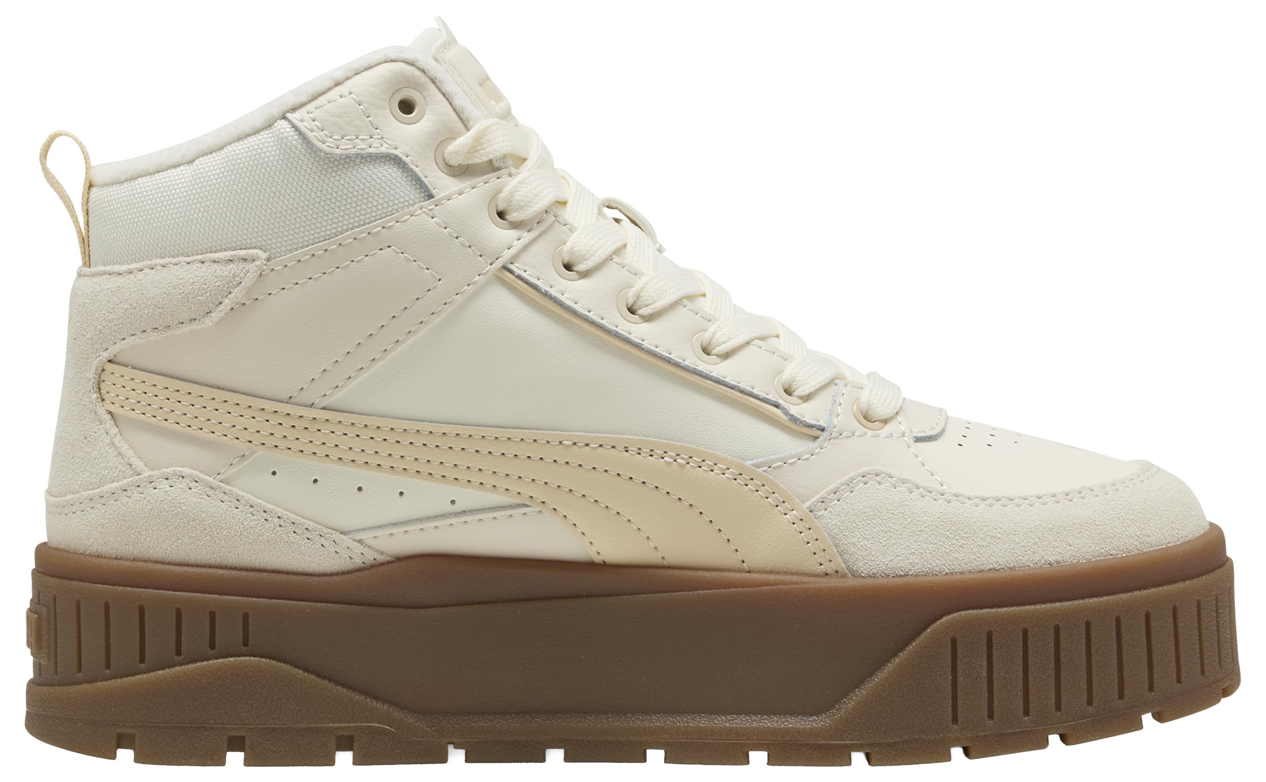 Puma Damen Karmen Ii Idol Mid ShoesPUMA Damen Karmen II Idol Mid Schuhe, White-Mauve Mist-Feather Gray, Größe 40