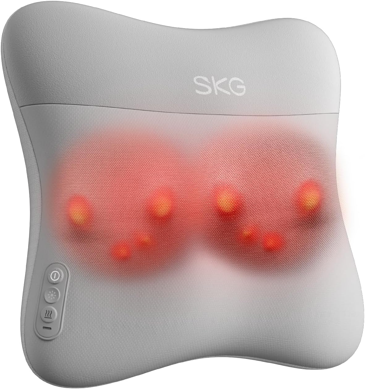 Back Massager for Pain Relief Deep Tissue Cordless Back and Neck Massager Pillow with Dual Sided Heat VS500 Gifts for Men Women(Need to Restart After 15 min)