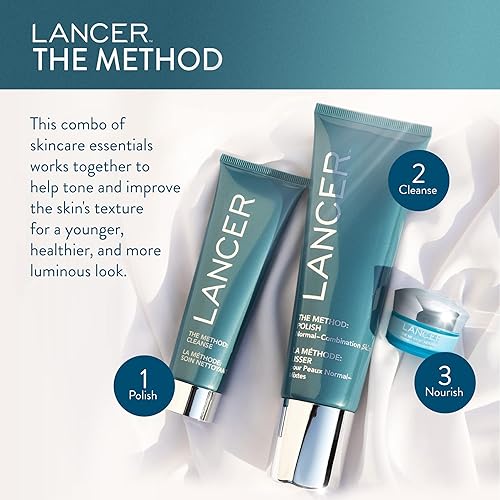 Miniatura 3 de Lancer Cuidado de la piel El método Nourish Women's Anti-Aging Moisturizer con ácido hialurónico, hidratante facial diario, piel sensible o