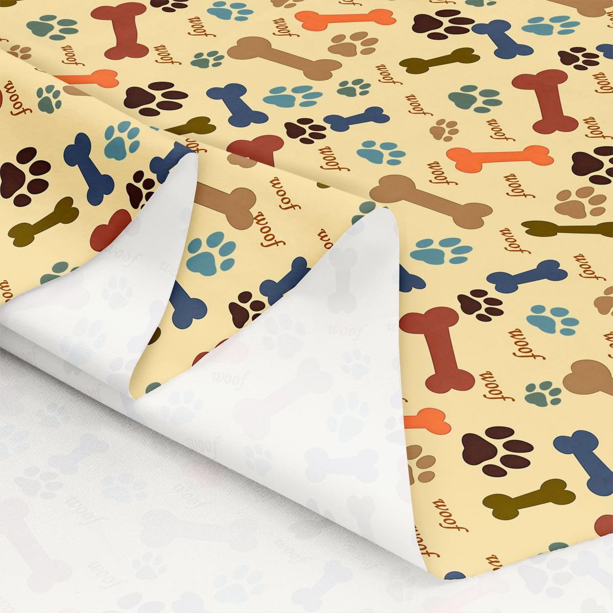 Homemissing Hund Paw Stoff 276x150cm