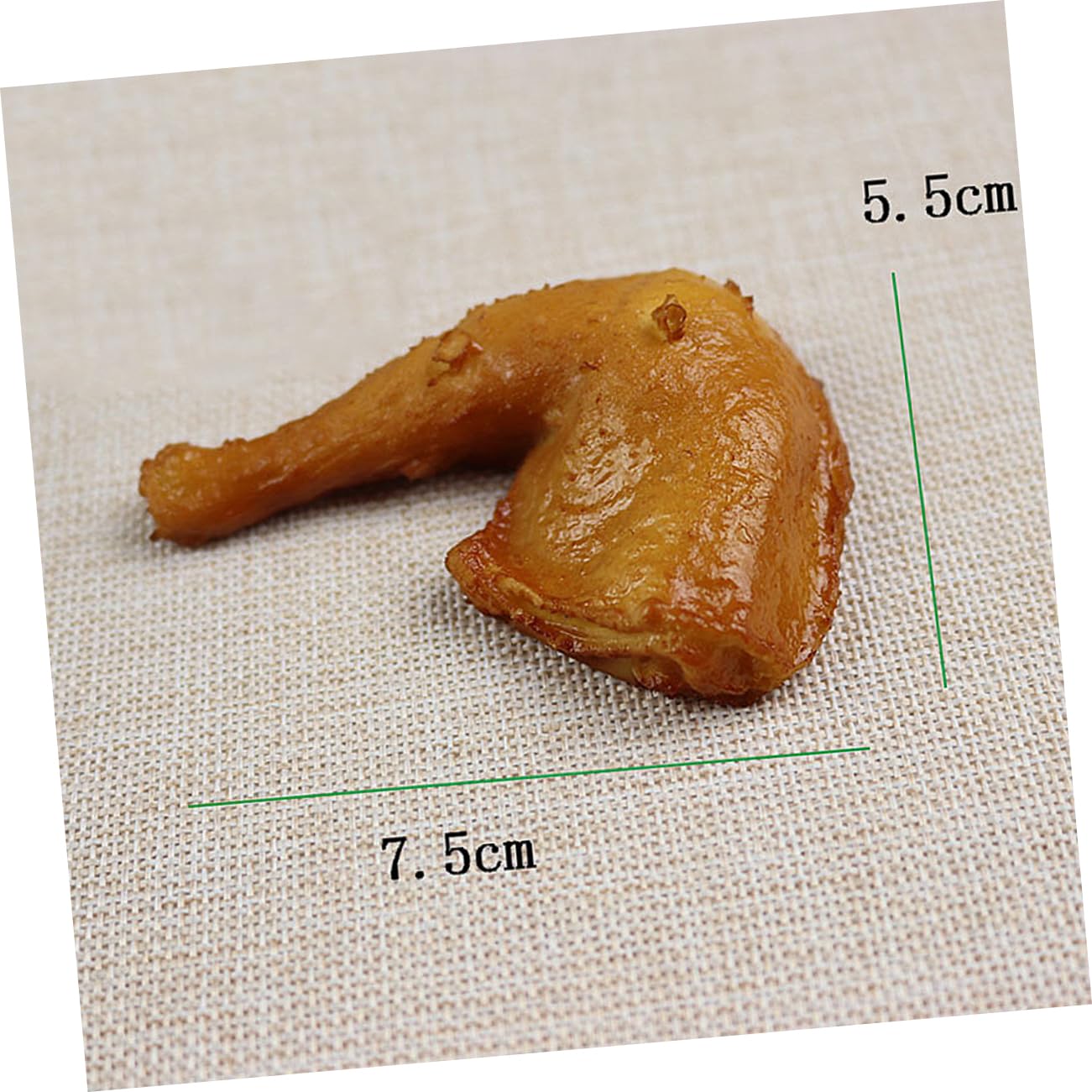 CIYODO 3Pcs Food Model Realistic Educational with Drumstick Chicken Feet Wing Middle Joint for Kitchen Display Photography Prop Food Teaching Tools