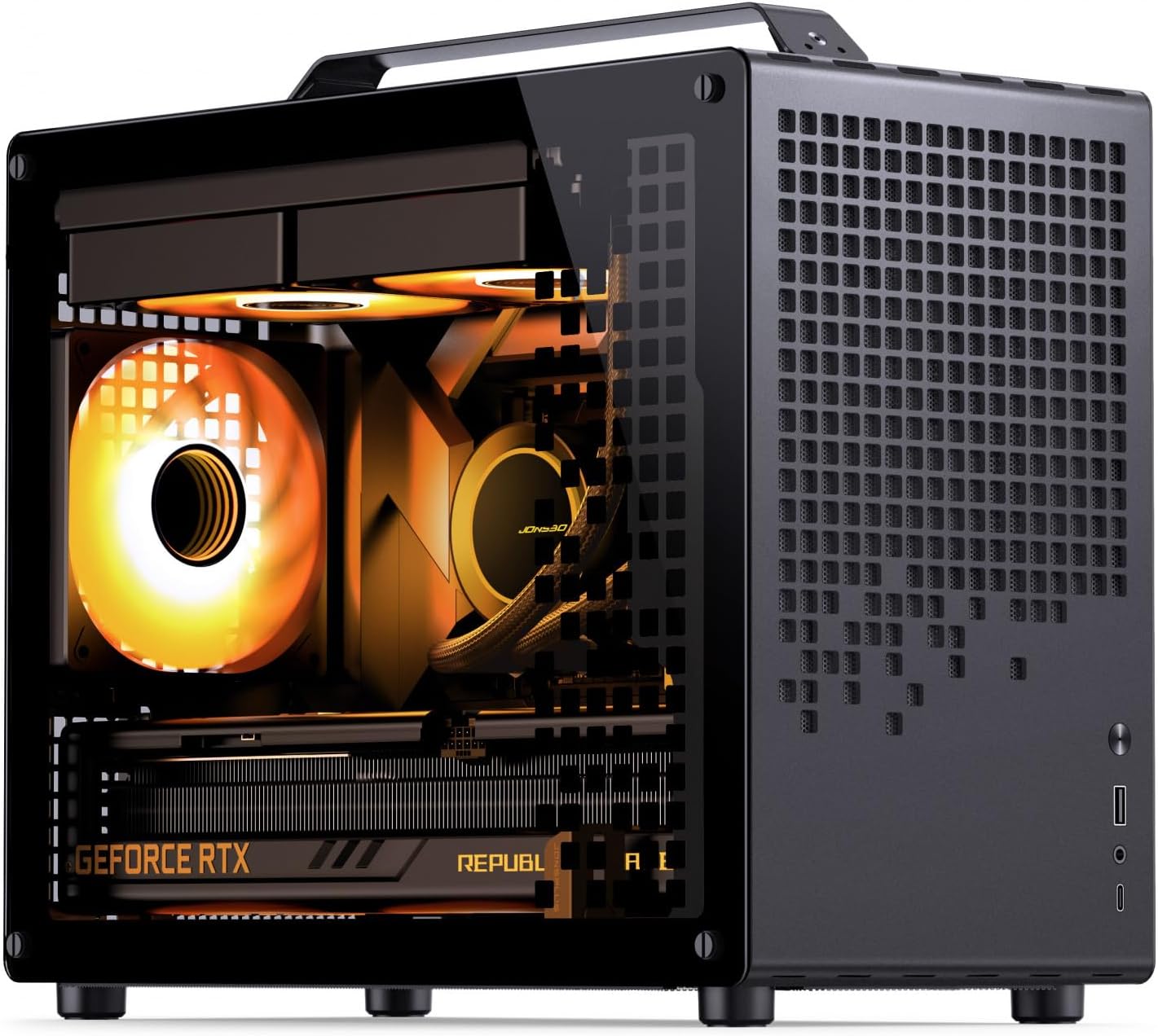 MATX Handle Case Z20 - Schwarz