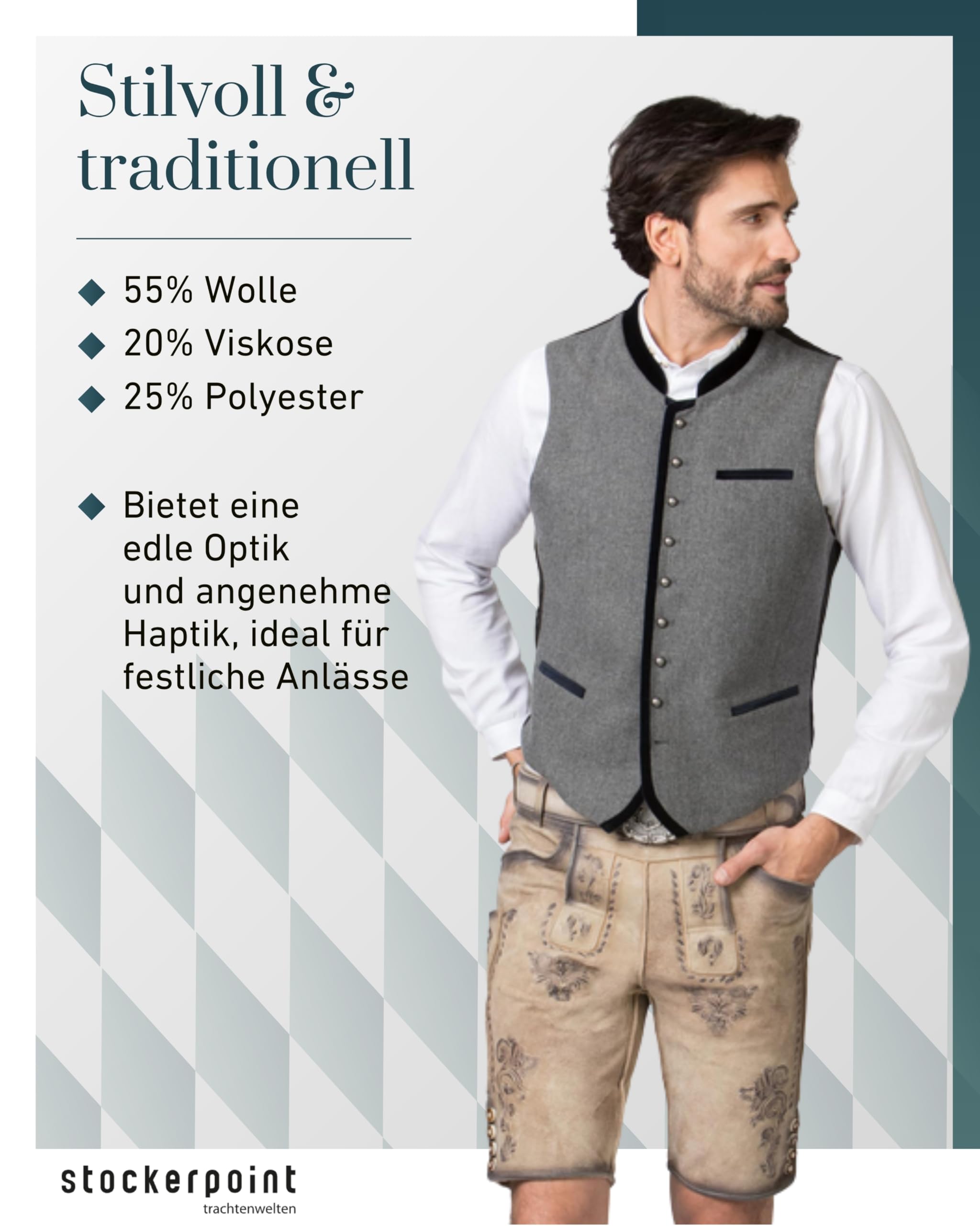 Stockerpoint Trachtenweste Alonso