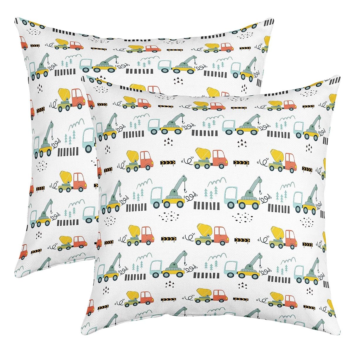 Federa Cuscino Bambini 45x45cm - Peluche Double-face, Motivo Cartoni Animati, Cerniera Nascosta - Foto 11