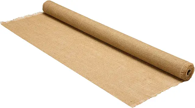 Toile de Jute Naturelle 230g/m² - Rouleau 1x5m pour Paillage et Bricolage