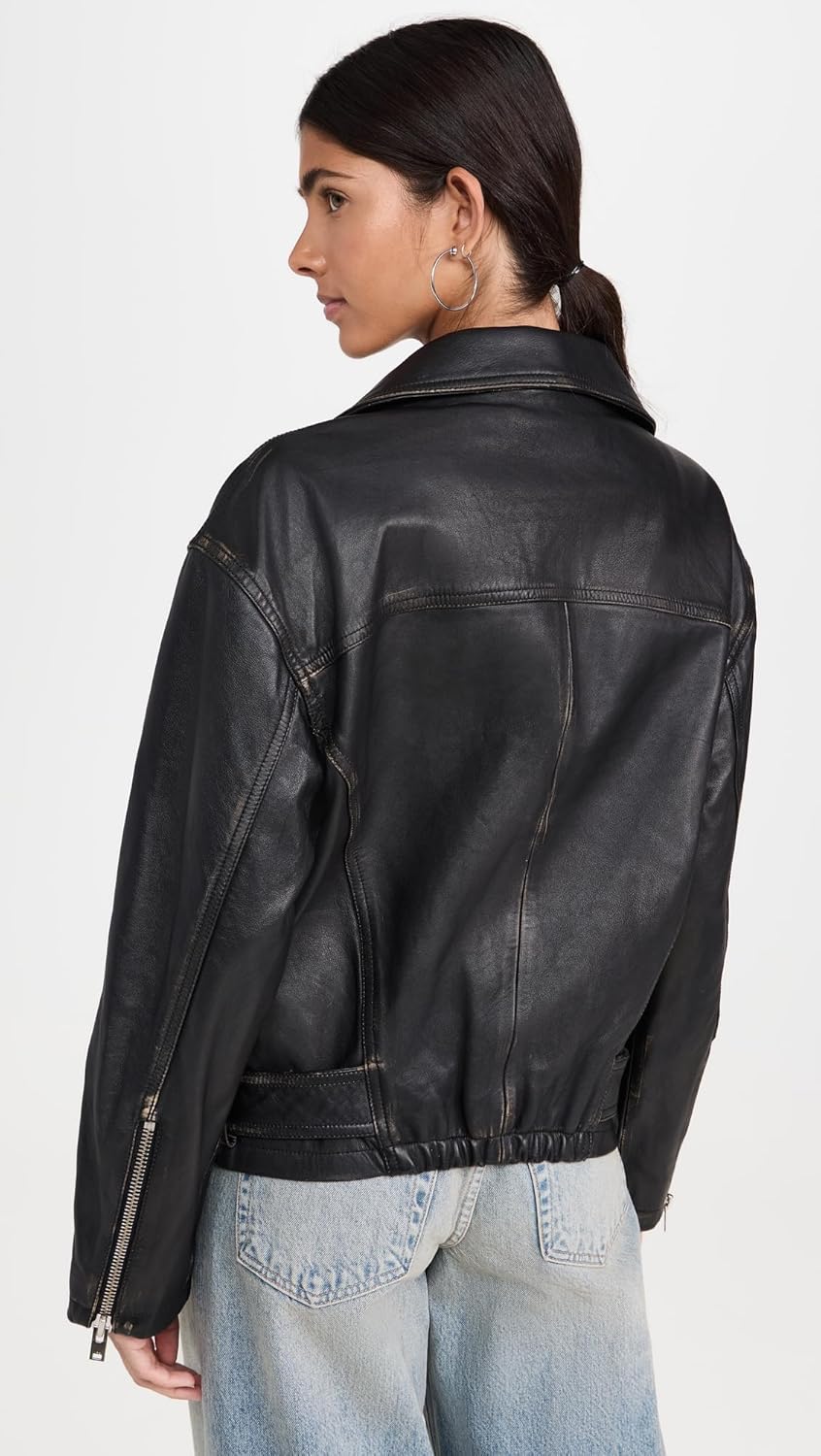 IRO Women's Dylan Leather Biker Jacket - Image 3