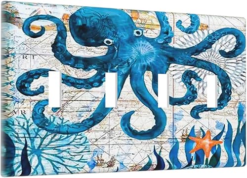 Miniatura 153 de Cubierta de interruptor de luz decorativa de pared de bruja negra Ouija Gótica Esqueleto Calavera 1 banda Placa frontal eléctrica de interruptor