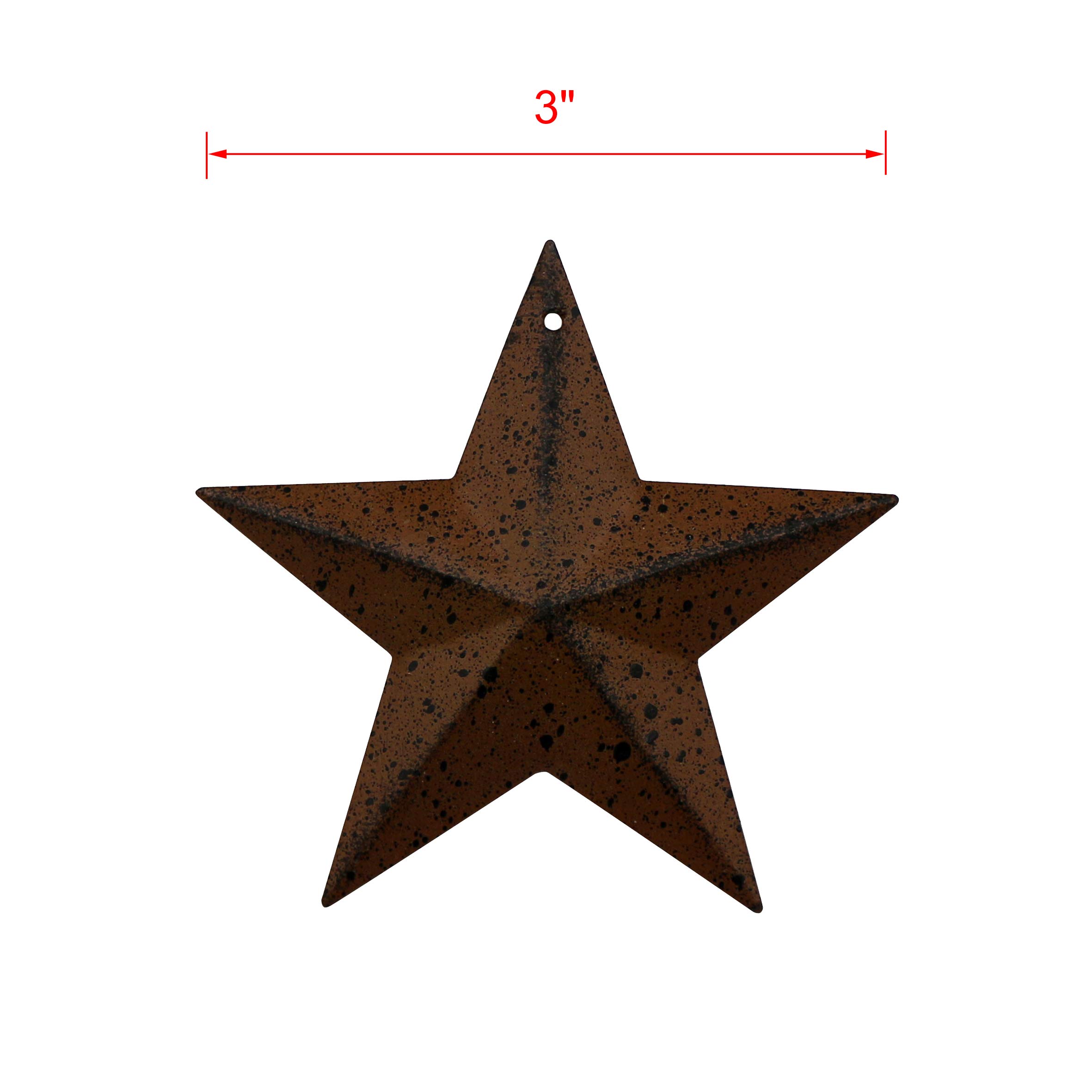 2 Panneaux D'armoire En étain Vieilli - Étoiles Rustiques - Fait Main USA - 14x10 Pouces