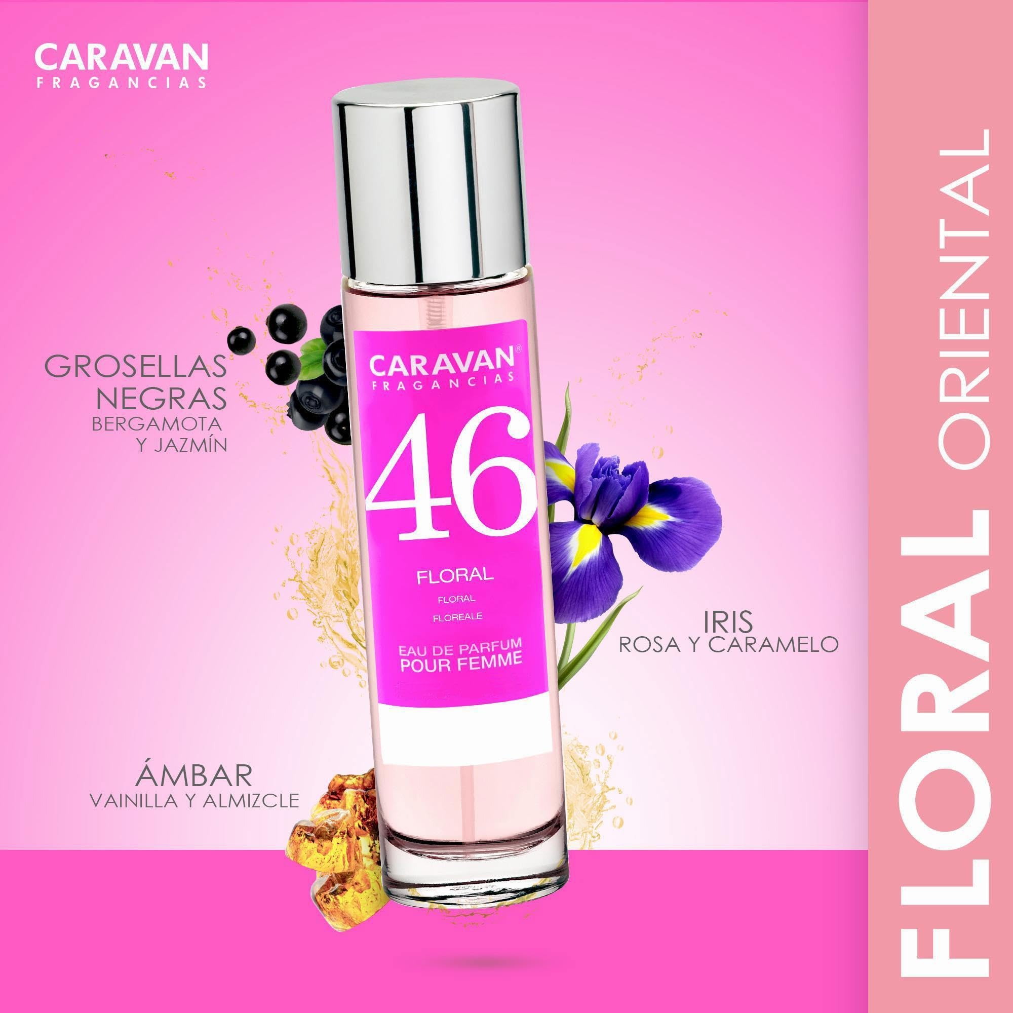 CARAVAN FRAGANCIAS Profumo da donna n. 47 da 150 ml + set di 10 flaconcini di fragranze femminili diverse da Caravan per scoprire nuovi aromi