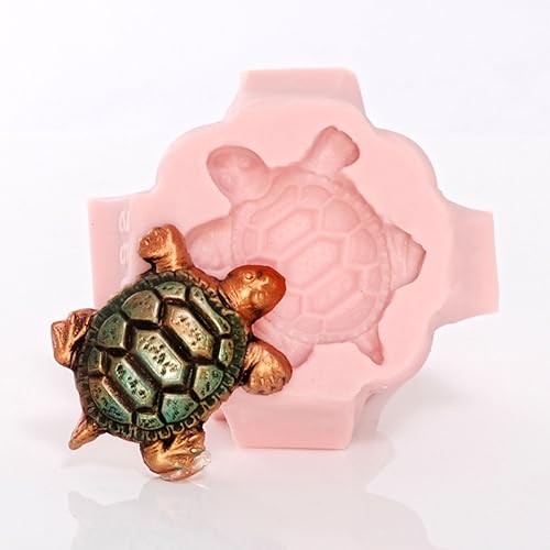 Miniatura 4 de Molde de silicona para tortugas marinas, molde de fondant de chocolate seguro para alimentos, joyería artesanal, molde de arcilla polimérica de