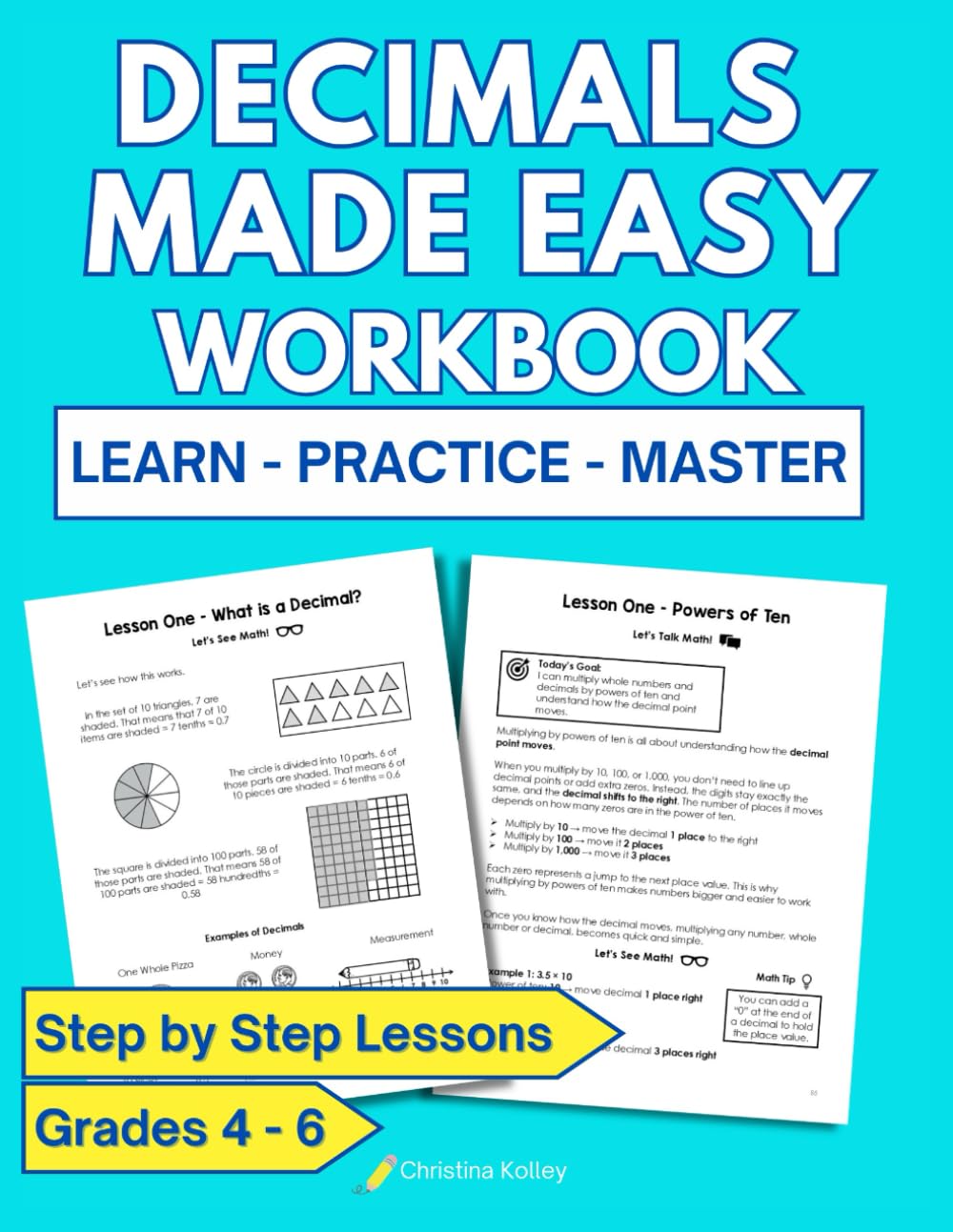 Decimals Made Easy: A 5th Grade Decimal Workbook for Kids | Place Value, Rounding & Decimal Operations Practice