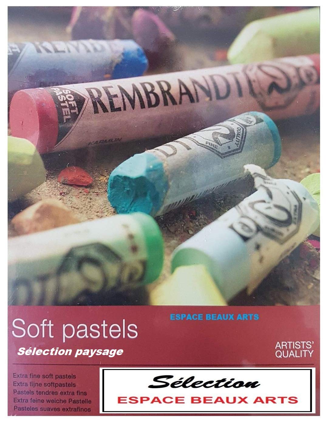REMBRANT pastelli Morbidi Extra Fini Rembrandt, per artisti, Selezione di 30 Colori,Rembrandt Soft Pastels 30 Stick Set Paesaggio