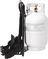 Vista 7 de Flame King Paquete de tanque de propano de acero de 10 libras para acampar, asar a la parrilla y quemar malezas