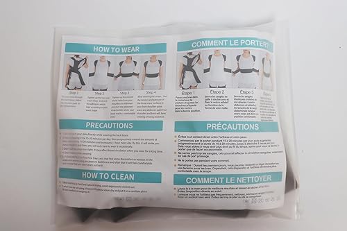 Miniatura 7 de Mercase Corrector de postura para mujeres y hombres soporte de espalda para postura hombros cifosis escoliosis corrector de hombro redondeado