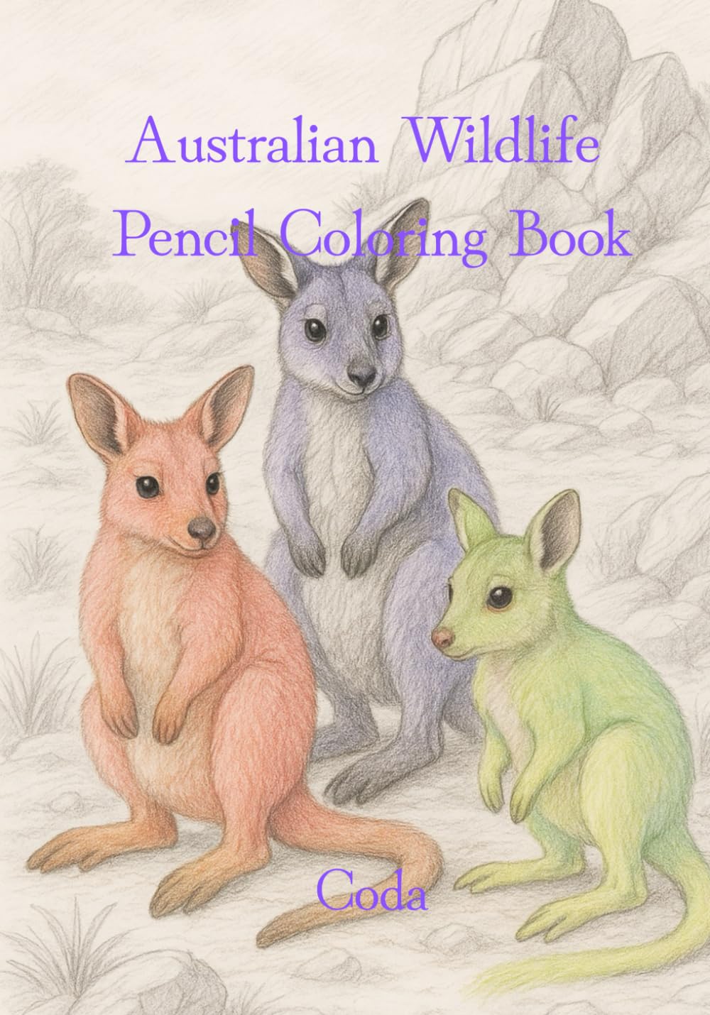 Australian Wildlife Pencil Coloring Book