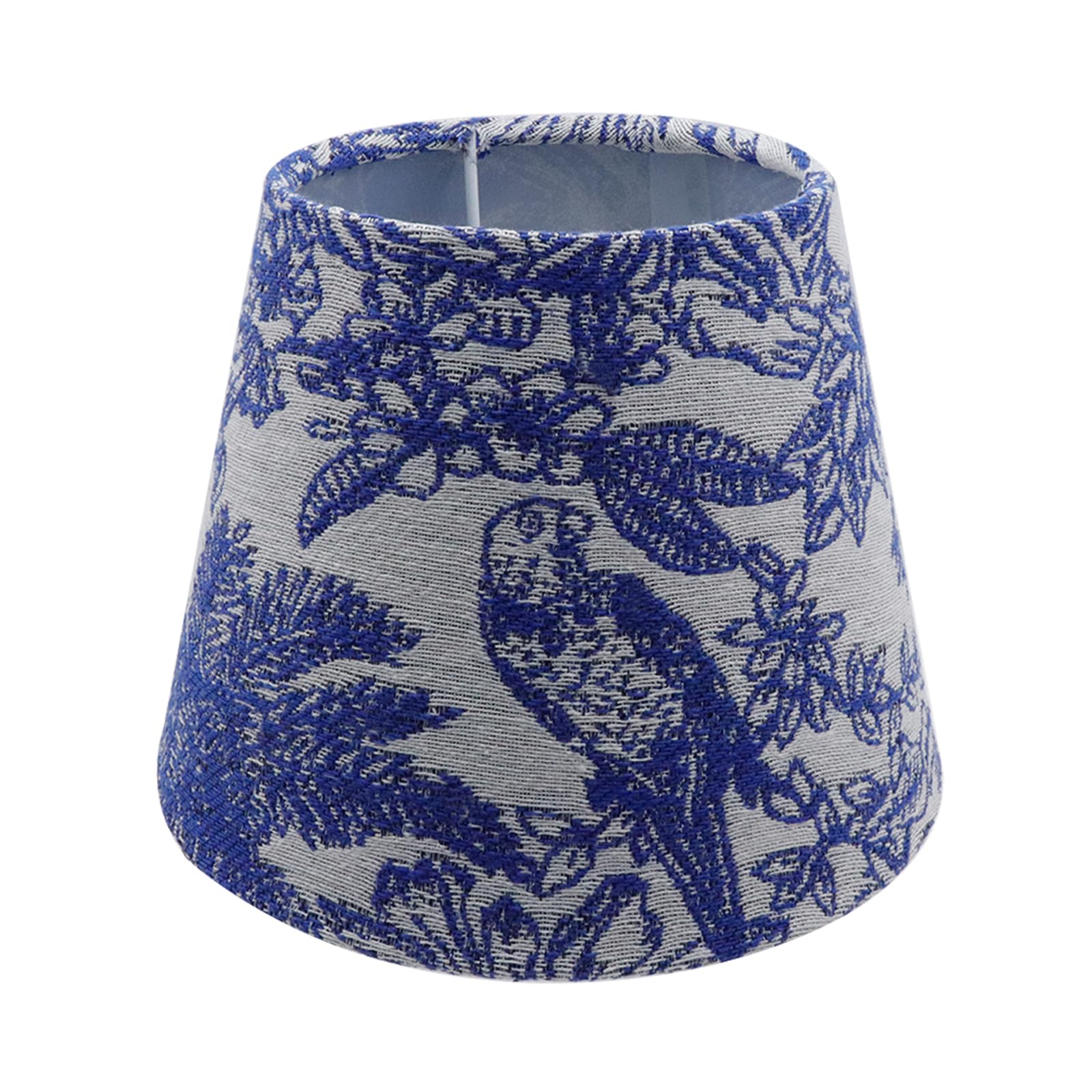 Photo 1 of T Tulead Drum Lamp Shade Decor Lampshade Blue Embroidered Lamp Shade for E27/E14