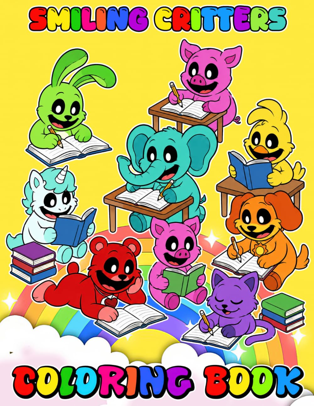THE coloring book: 50+ Great Coloring Pages For Kids, Teens, Adults. Beautiful And Exclusive Illustrations Of Your Favorite Characters To Express Your Creativity And Create Your Masterpieces