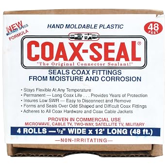 Coax-Seal Moisture Proof Sealing Tape 1/2" x 12 ft. Pro Pack