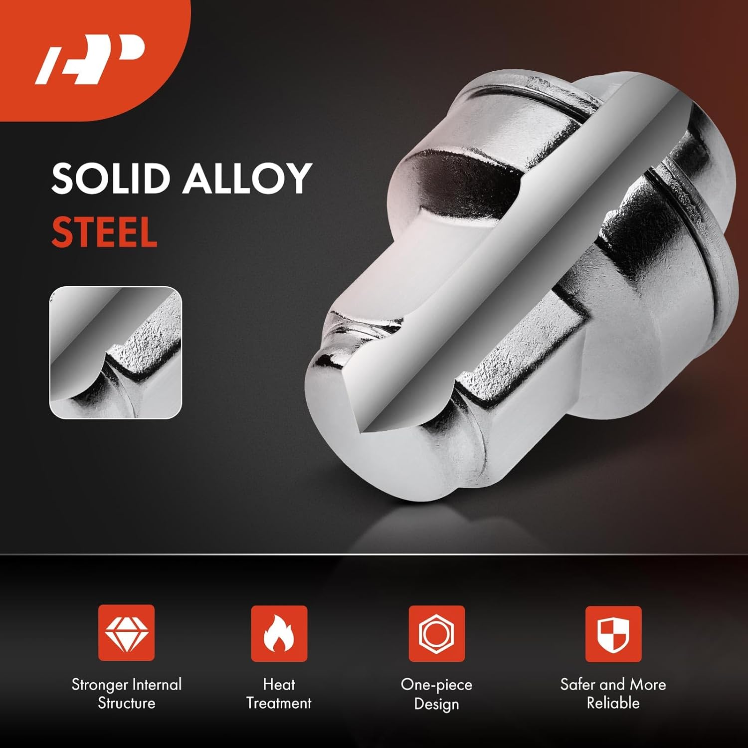 A-Premium M14-1.50 Wheel Lug Nuts Compatible with Lexus LS460 2007-2017 LC500 LC500h 2018-2020 LS600h 2008-2016 Front and Rear 20-PC Set