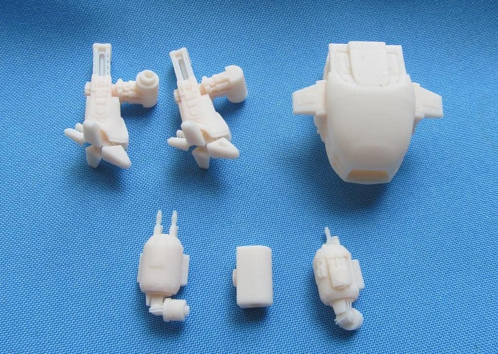 MDR48150-1/48 Fighting Robot D-209, 3D-Printed, Scale Model