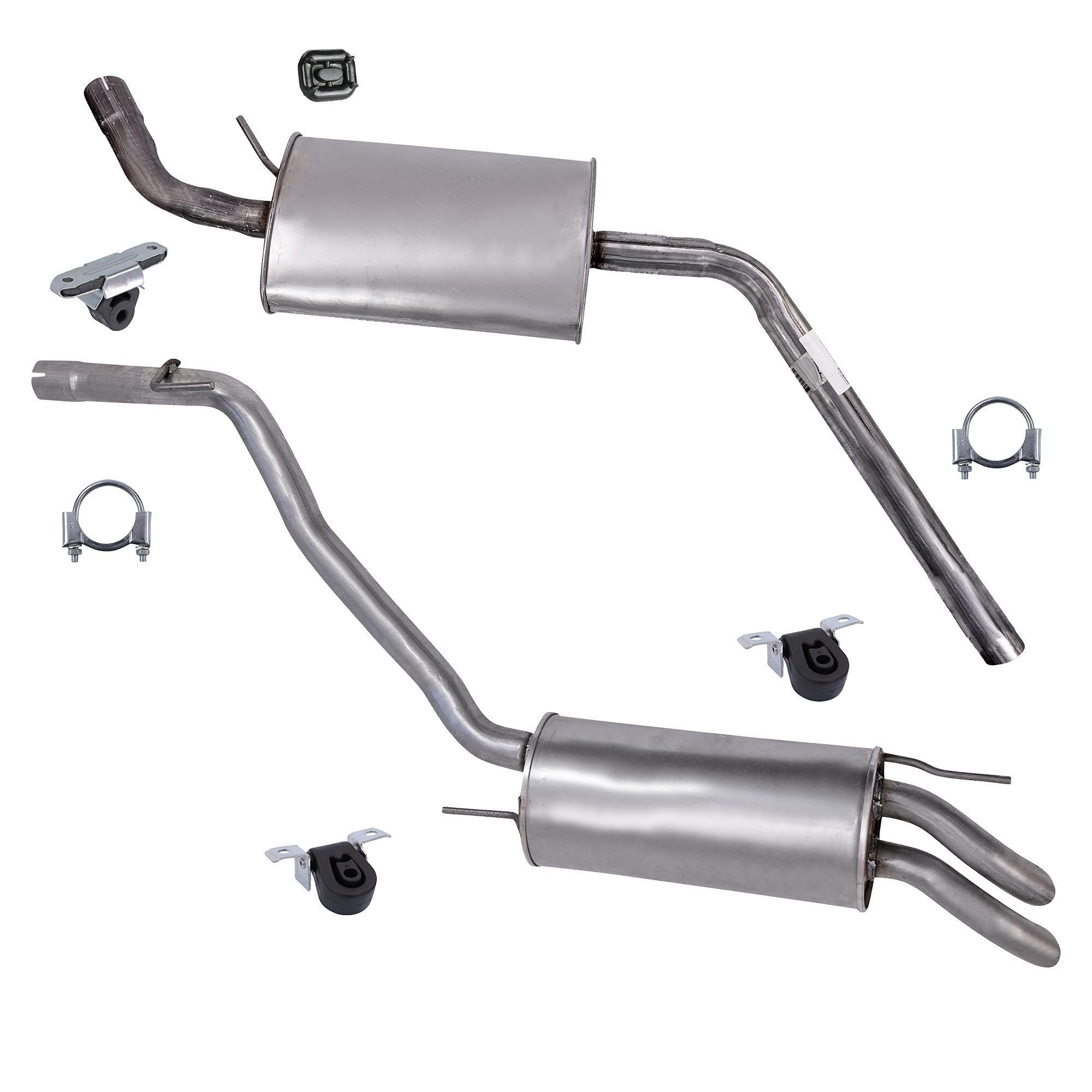 BESTPRICE 1x Central Silencer Compatible With VW CALIFORNIA