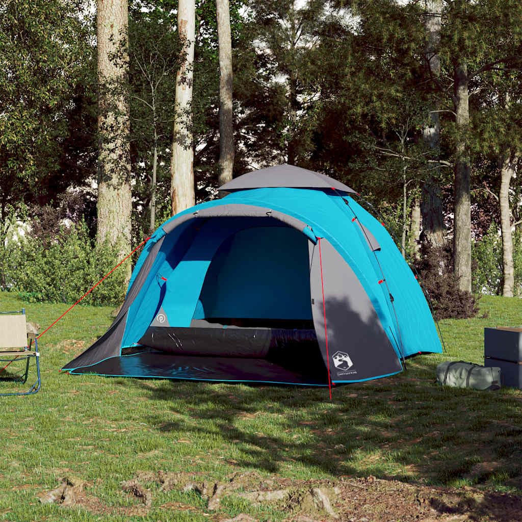 Genérico Tienda de campaña iglú 3 Personas Apertura rápida Azul,Deportes,Actividades al Aire Libre,Camping y Senderismo,Tiendas de campaña-4004227
