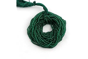 GemStone Jewelry: Natural Green Onyx Faceted Semi Precious Strand Necklace Bracelet