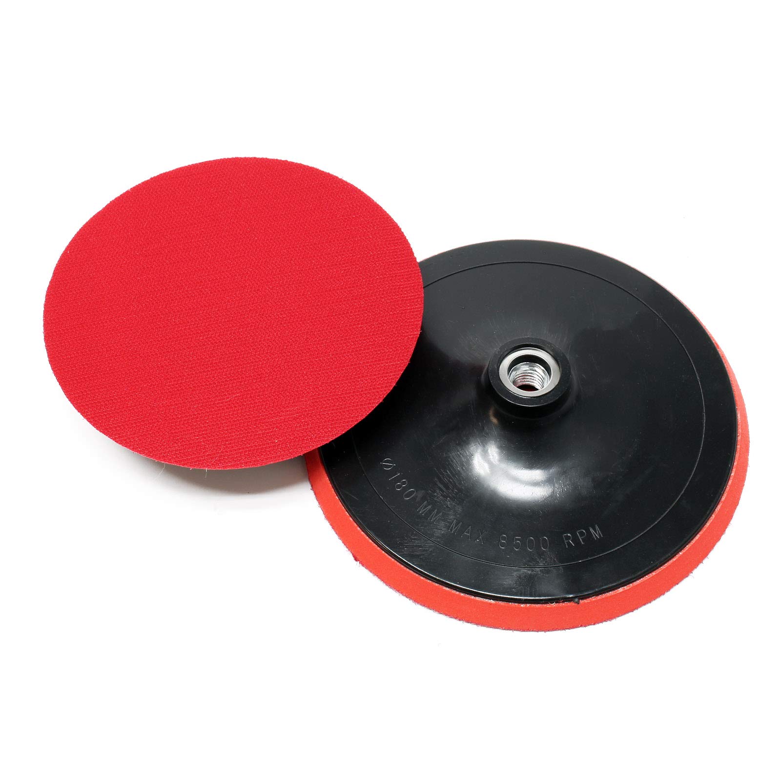 XPOtool Aufsätze für Poliermaschine, 19-teiliges Set, Polierschwämme und Polierpad in Ø 150 mm & 180 mm, Polieraufsätze für Tellerschleifer