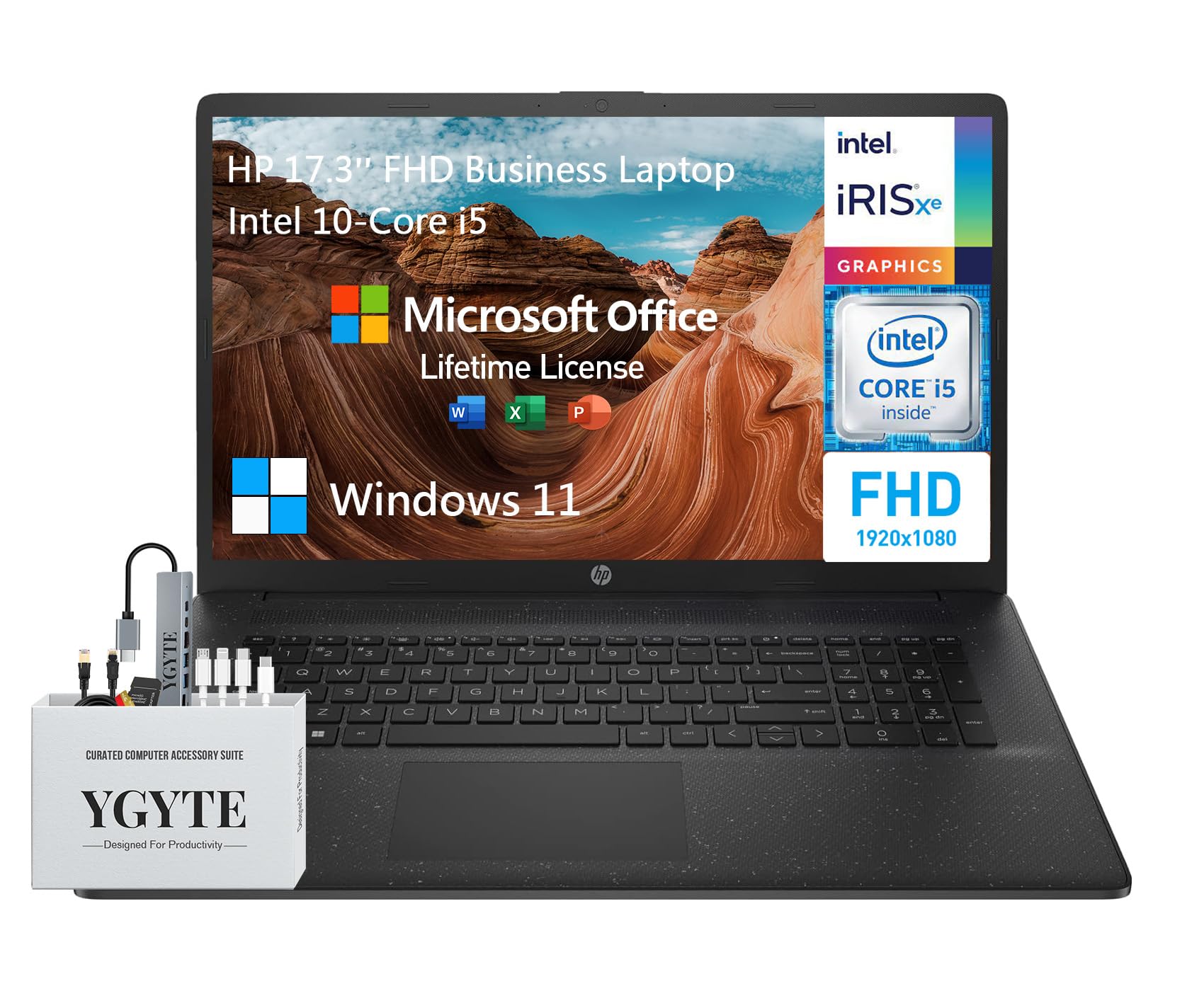 Amazon.com: HP 17 Inch Laptop Computer, FHD IPS 17.3 Laptop