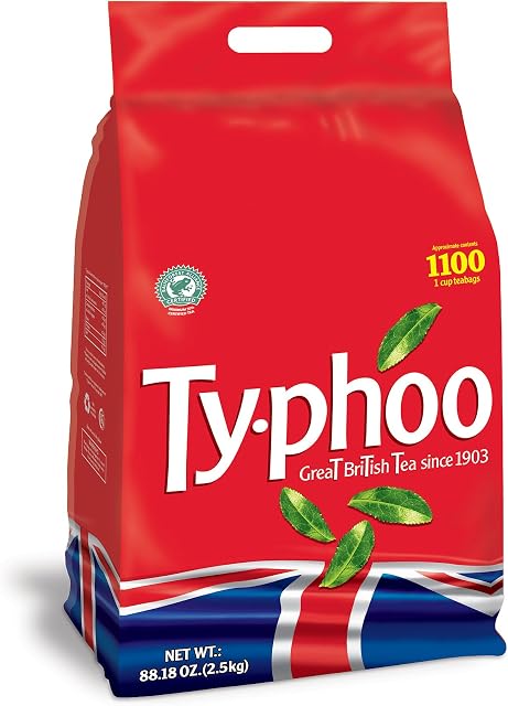 Typhoo Tea Bags Vacuum-packed 1 Cup [Pack 1100]