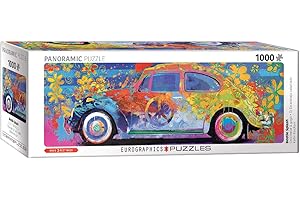 EuroGraphics Volkswagon Beetle Splash Panoramic 1000-Piece Puzzle